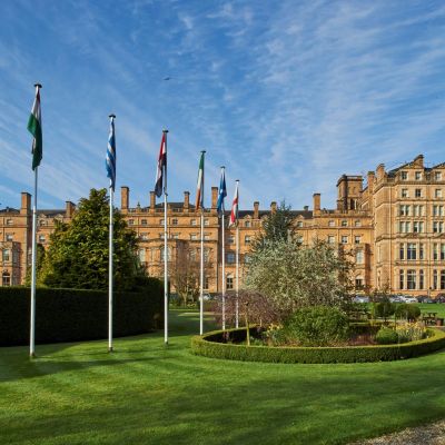 The Milner York Hotel_garden_path_flags